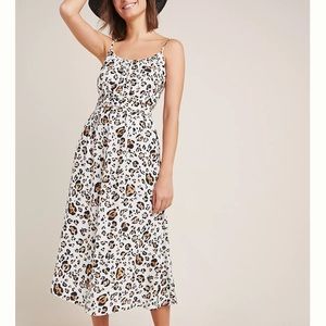 Corey Lynn Calter for Anthropologie Arabella leopard dress size M